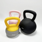 SOFT BASE KETTLEBELLS 8-lb & 12-lb Set with Wall Chart​ With Handle