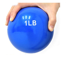Soft PVC Sand Fill Handle Weight Ball 1LB Fitness Exercise Lifting Training
