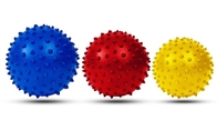 Durable PVC Spiky Massage Ball Fitness Hands Foot Pain Relief Yoga Equipments