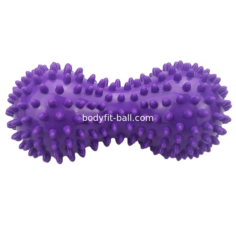 PVC peanut Spinball Yoga ball massage acupoint grip hedgehog ball plantar health muscle relaxation fascia ball