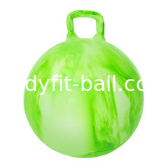 Round Space Hopper Ball with Air Pump: 28in/70cm Diameter for Age 13 and Up, Kangaroo Bouncer