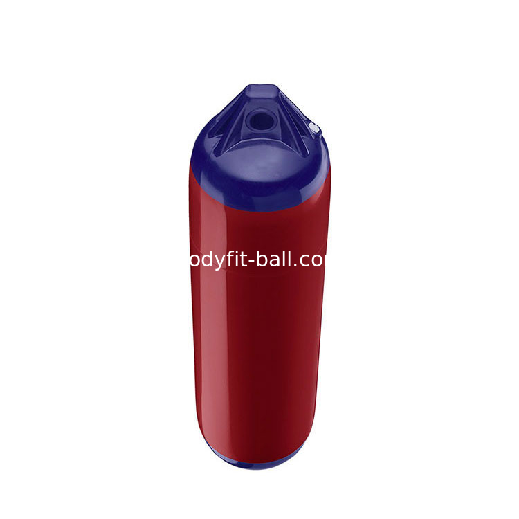 Strong Resistance Inflatable Marine Fenders 100% PVC Material Twin Eye Design
