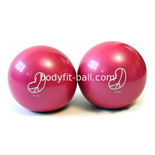 2LB Fitness Soft Handle Weight Ball Toning Ball Strength Training Cardio