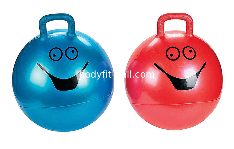 Anti Burst Space Hopper Ball Balance Exercise , Latex Free Kids Bouncy Ball